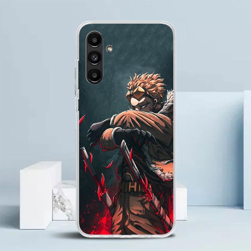 Hawks MHA My Hero A-Academy Cover for Samsung Galaxy A17 A37 A57 A16 A26 A36 A56 A15 A14 A55 Phone Case A13 A53 A25 A35 A24 A34