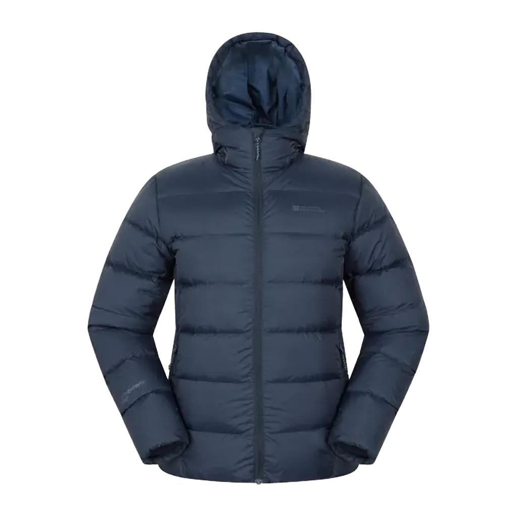 Mountain Warehouse Men's Stratus Down Packable Hooded Jacket