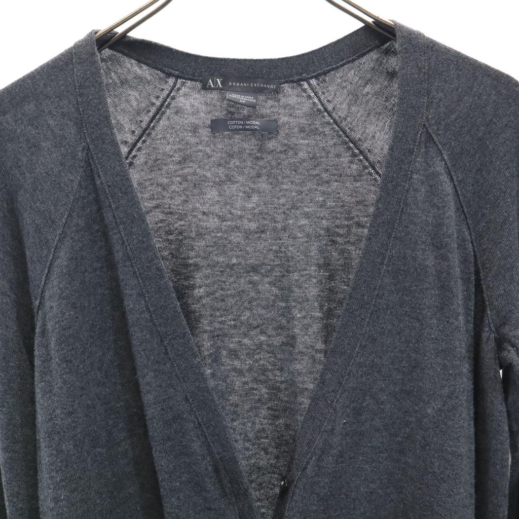 Armani Exchange Long Sleeve Cardigan S/P Gray Knit Women Used