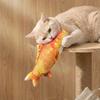 Simulierter Fisch, Kauspielzeugpuppe, Katzenminze Beißspielzeug,