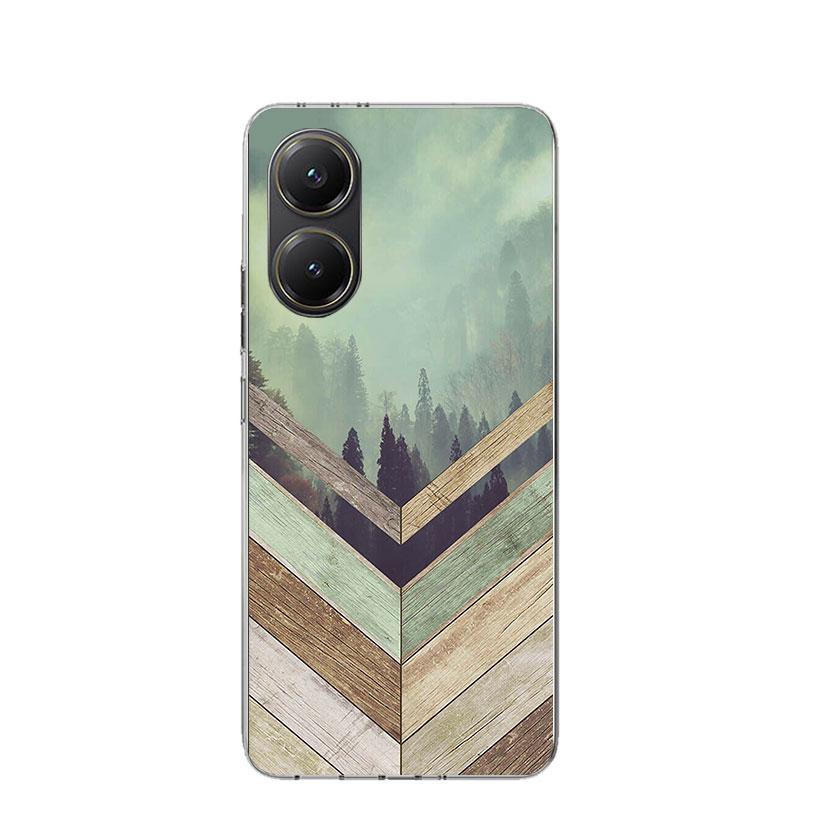 Forest Geometry Wood Nature Case Phone Cover for Xiaomi Poco X3 Nfc X5 X6 X7 X4 Gt F7 Ultra F6 F5 Pro F4 F3 M5S M4 M6 M3 Trend F
