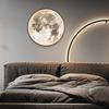 Modern LED Wall Lamp Moon Indoor Lighting For Bedroom Living Hall Room HOME Decoration Fixture Lights 18W, 24W Decorate Lusters Lamp 220V