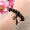 Men Bangle Wrist Buddha Wood Beads Bracelet