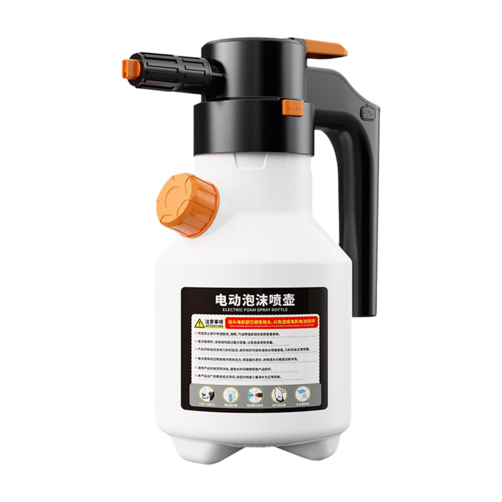 Electric Foam Sprayer Portable With Usb 2l Rechargeable Cordless For Car Beauty And Cleaning Car Washing Accessories P7f4