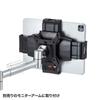 Sanwa Supply Lockable VESA Mounting Holder for iPads and Tablets Black CR-LATAB30 (30mm Thick) -