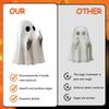Middle finger cute ghost statue, ghost little scary ghost statue, home accessories, Halloween resin handicraft decoration gift