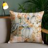 Colorful Watercolor Pumpkin Pillow Case Custom Printed Brushed Fleece Pillow, Baby Skin-Touch, Eco-Friendly Dye-Sublimation Cush