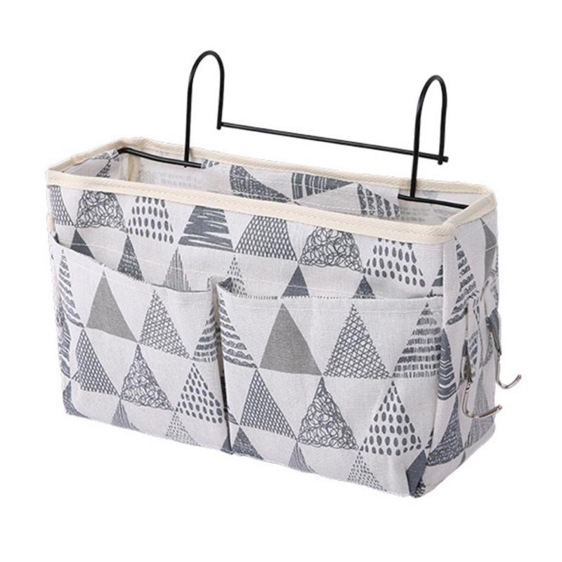 Прикроватный органайзер для хранения вещей, пульт дистанционного управления телевизором, подвесной органайзер для хранения на диване, держатель для кровати, карманы, сумка для хранения в спальне и общежитии