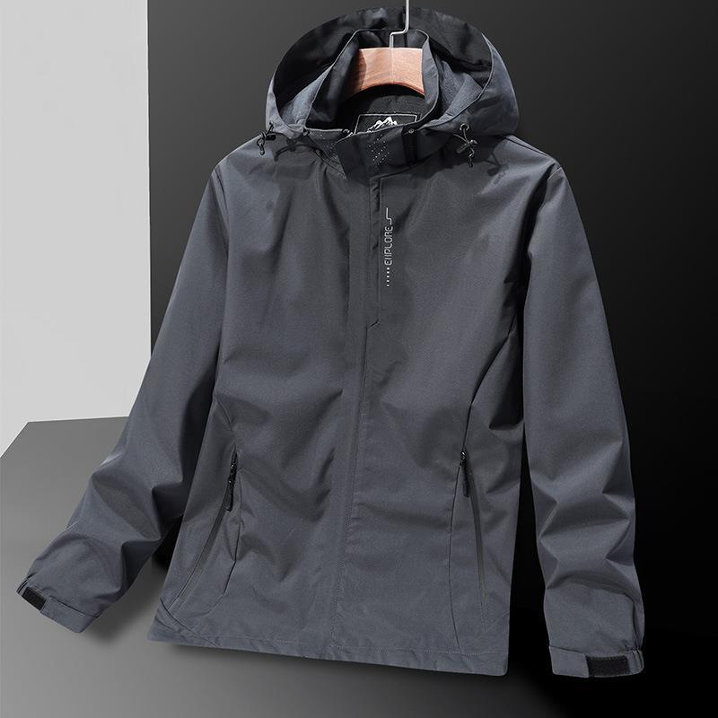 Men's Versatile Windproof Workwear Jacket for Spring, Autumn, and Winter