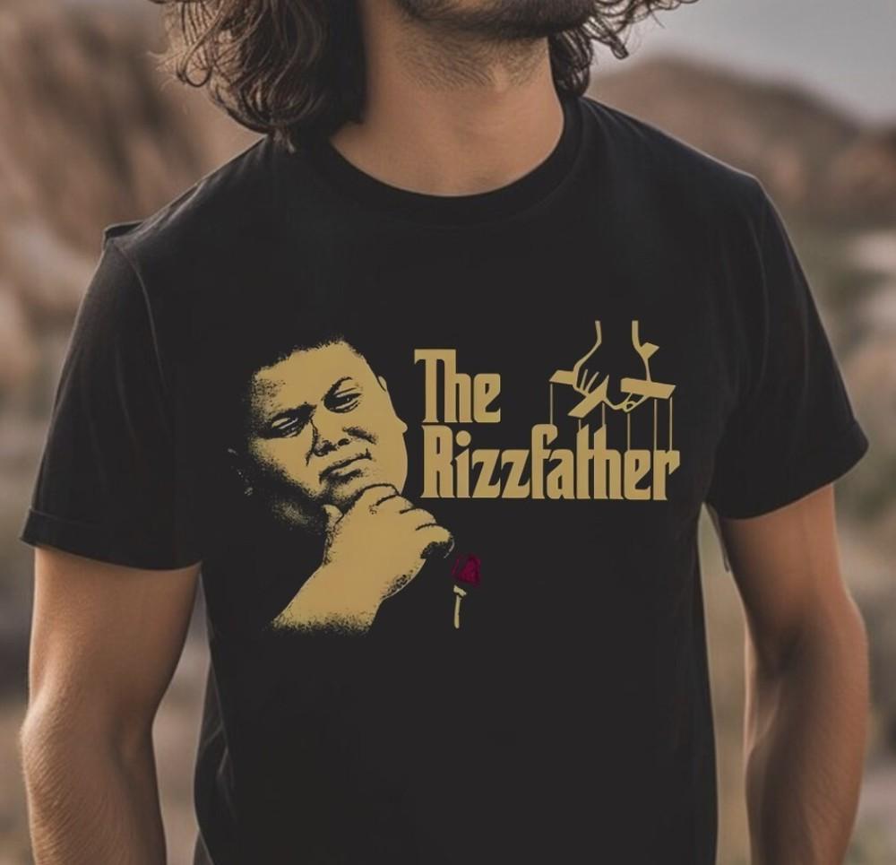 The Rizzfather Shirt - The Rizzler Godfather Funny Shirt S-5XL, Gildan 5000 Unisex T-Shirt XXXL