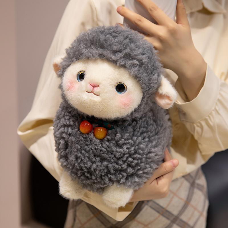 Cute Little Sheep Doll Plush Stuffed Toy Adorable Lamb Alpaca Ornament Soft Sleep Hug Pillow Sweet Birthday Gift To Friends