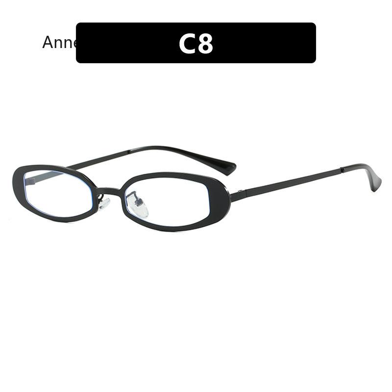 

Metal Punk Small Frame Oval Sunglasses Women For Men Vintage Luxury Designer Outdoor Driving Popular Sun Glasses UV400