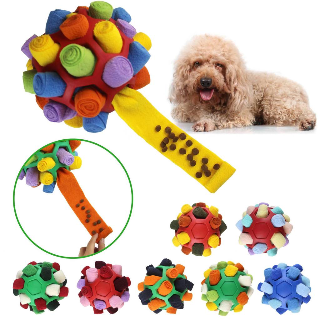 Bestselling Dog Sniffing Puzzle Squeaky Ball - Bite-Resistant Pet Toy