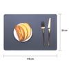 PU Leather Placemat Multipurpose Non-Slip Heat Resistant Table Mat For Home