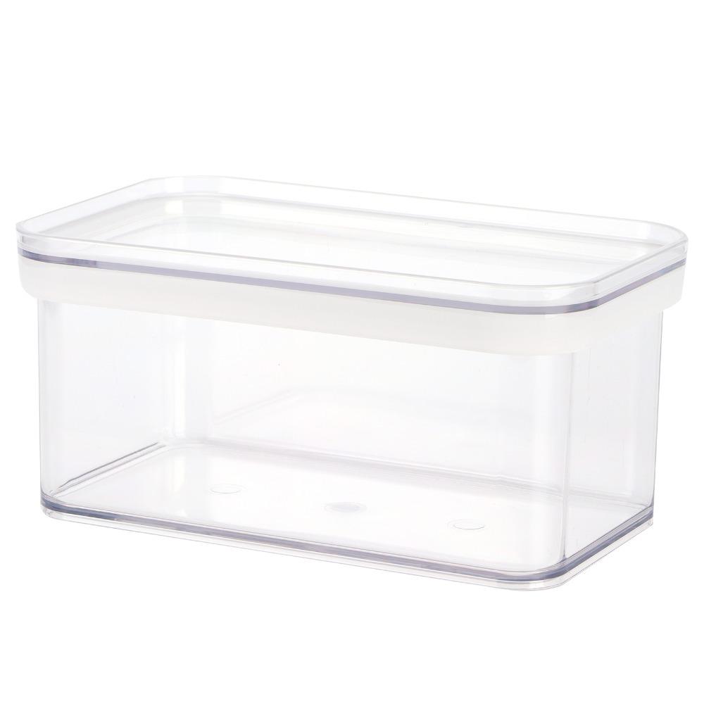 

Transparent Butter Sealed Cutting Box Large Capacity Airtight Butter Container 900ML Easy Clean Butter Crisper Kitchen білий
