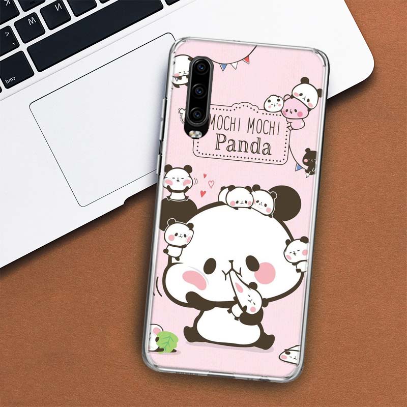 

Чехол для телефона с милым пандой и медведем из мультфильма для Huawei P30 P20 P10 P40 P50 Pro Mate 20 40 30 10 Lite, популярный чехол Fundas Art Gift Coque Huawei Mate 40 Pro