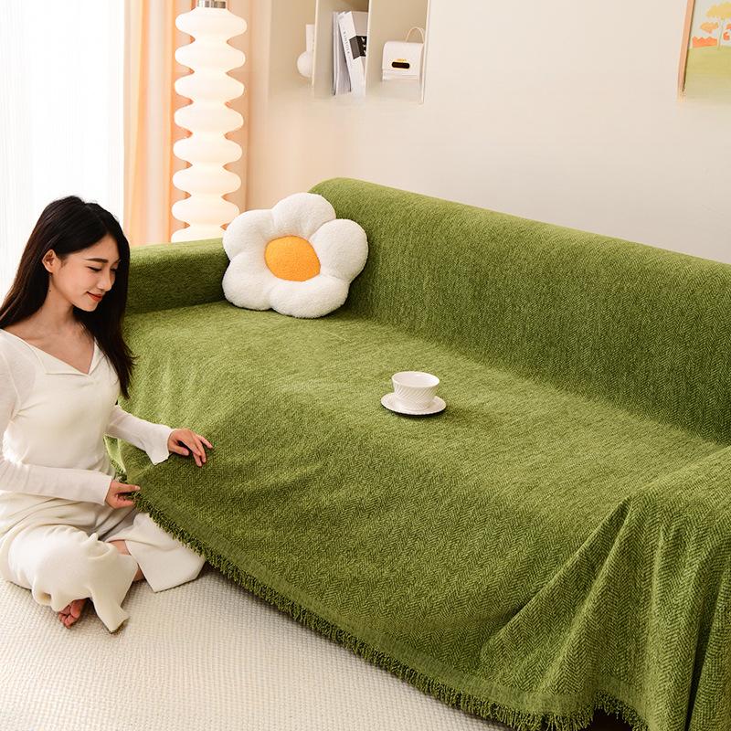 Waterproof To Prevent Leakage of Urine Sofa Towel Cream Chenille Sofa Cover Cloth Four Seasons Universal Non-Slip Cover Cover