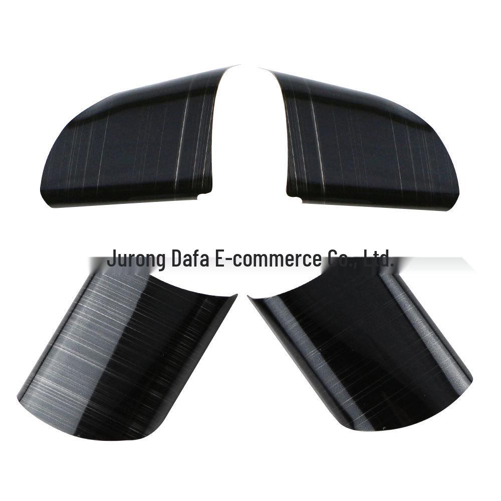 Ultra-Thin Stainless Steel Steering Wheel Decals for Ford Focus Interior Modification