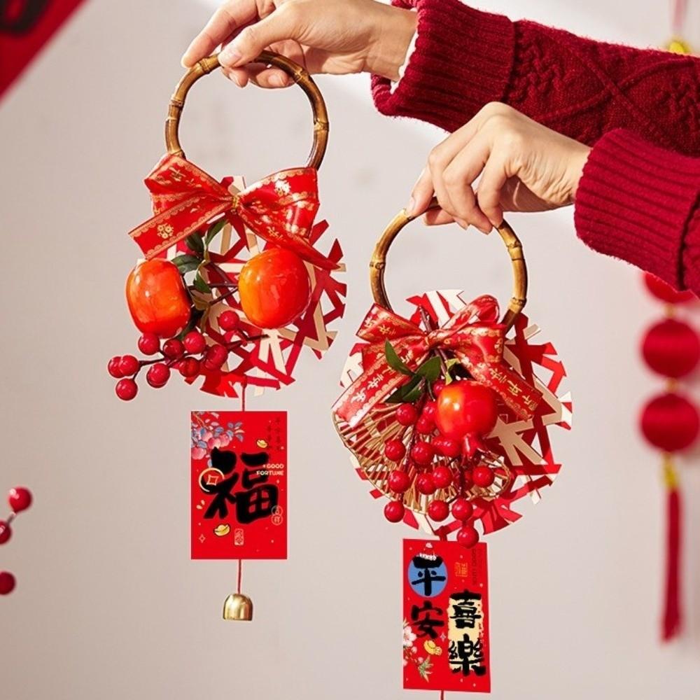 Traditional New Year Decorations Handcrafted Door Handle Decorations  Spring Festival