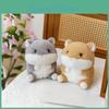 Portachiavi Peluche Criceto Con Imbottitura in Cotone PP Per Bambini e Adulti Regalo