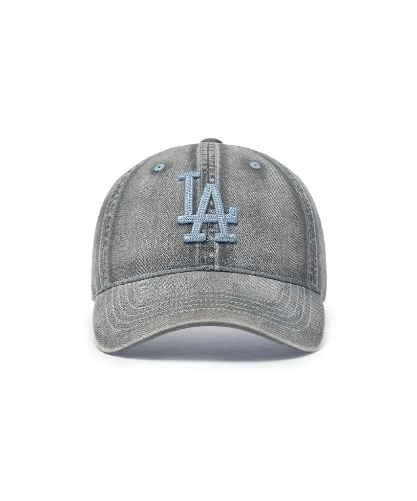 Emelbi Basic Denim Unstructured Ball Cap La (Charcoal Grey)