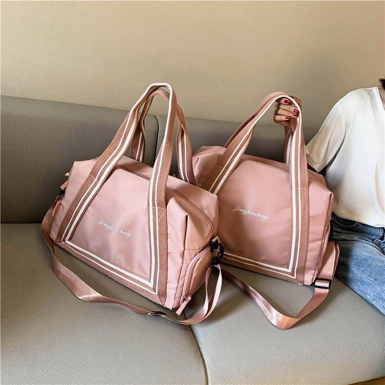 Fitness Bag Large Capacity Trendy Casual Fashion Simple Yoga Sports Bag Solid Color Popular Large Capacity Travel Bag