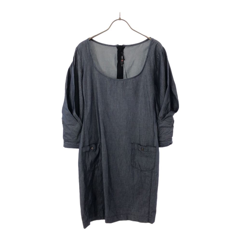 

unused DIESEL Long sleeve design one piece S Navy system Women Used