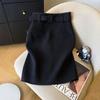 Elegant Autumn/Winter Woolen Straight Tube Skirt: High-Class, Hip-Hugging Design for Women