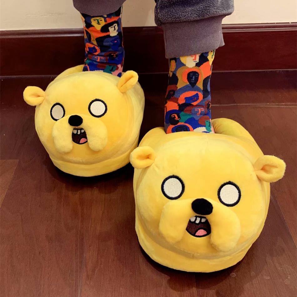 Fashion 2025 Cute Cotton Winter Women Indoor Slippers Baogen Cotton Mopping Home Non-slip Slippers With Quiet And Warm Couples Shoes