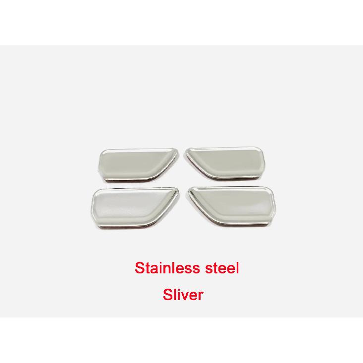 Stainless Steel Car Inner Door Bowl Sticker Trim Decoration Cover Armrest Handrail For Honda CRV CR-V  2024 Accessories