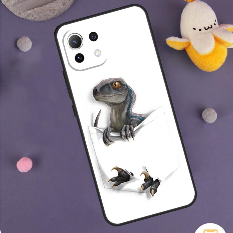 Cute Dino Dinosaur Case For Xiaomi 14 15 Ultra 13T 14T 15T 17 Pro Max POCO F5 F6 F7 X5 X6 X7 Pro F8 Ultra Cover