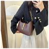 Luxury PU Leather Shoulder Bag for Women Casual Solid Color Design Handbags Brand Purse 2025 Fashion Shopper Clutch Women's Bags
