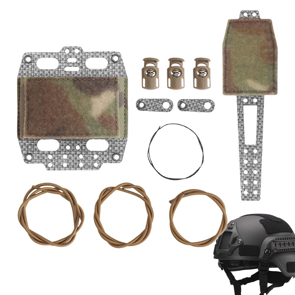 Battery Pouch For Helmets Battery Pack Case Balance Weight Bag 1000D Nylon Adjustable Elastic Cord Outdoor Accessories For