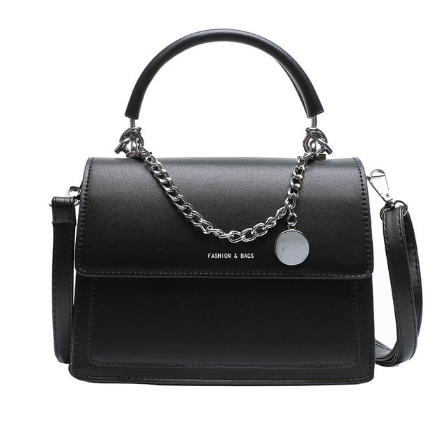 Neue Ketten Tasche Dame Kleine Quadratische Handtasche Casual All-Match Weibliche Schulter Tasche Trendy Tasche Frauen Umhängetasche Mädchen schwarz