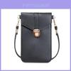 Stylish And Versatile Pu Phone Bag For Women Touchscreen Hook Mini Fashionable Student Multipurpose Wallet Arrival)