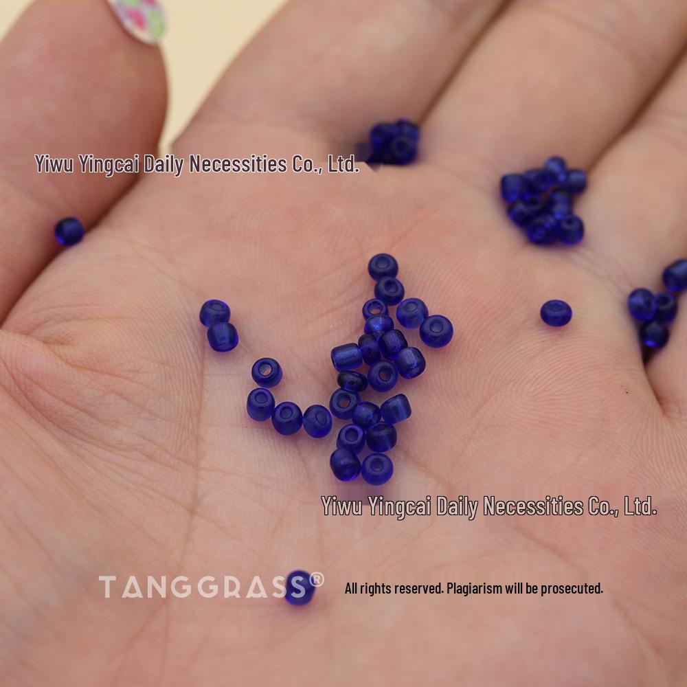 Multicolor Transparent Glass Beads 2/3/4mm for DIY Jewelry Making - Bracelet & Necklace Craft Supplies