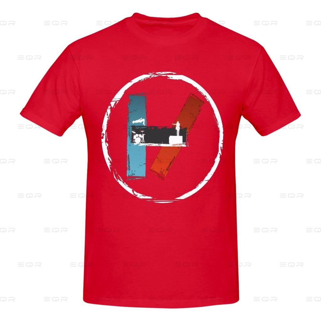 Twenty One Pilots Herren Rundhals Oversize T-Shirt, Ins-Stil, Neuheit T-Shirt Ganzjahresgeschenk