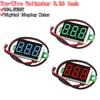 DC 4.7-32V 3 Digit Display Voltmeter Red/Blue/Gree/White 0.36 Inch Mini LED Digital Panel Volt Voltmeter Voltage Meter Tester