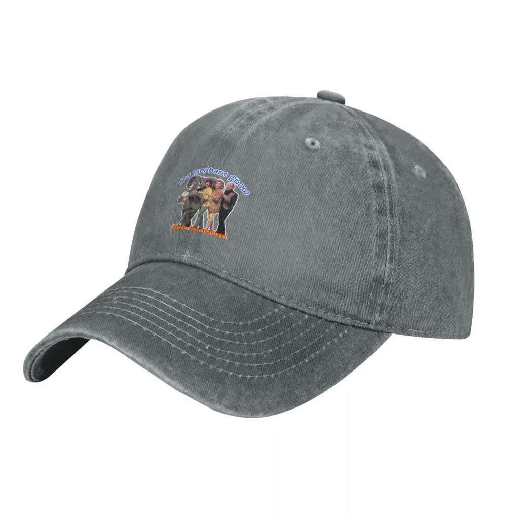 Skinamarink Sharon Lois and Bram Elephant Show Retro 90s Throwback tribute Sticker Cowboy Hat Hip Hop Women's Hats Men's
