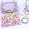 Toddlers DIY Jewelry Beads Toys Kids Necklace Bracelet Beading Christmas Birthday Holiday Preschool Party Toy Gadgets