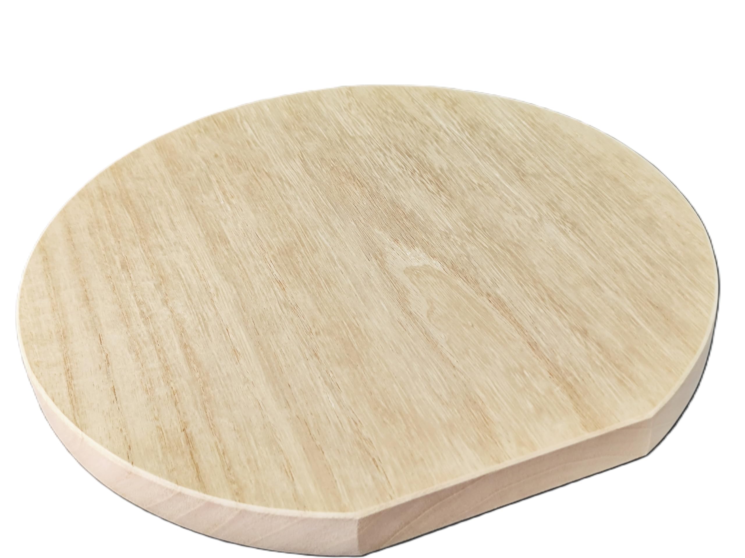 

Freestanding Round Cutting Made from Solid Paulownia 25mm Dishwasher Safe Kirisekai Board, Boilable, Wood, Lightweight, Quick-Drying, Hygienic,