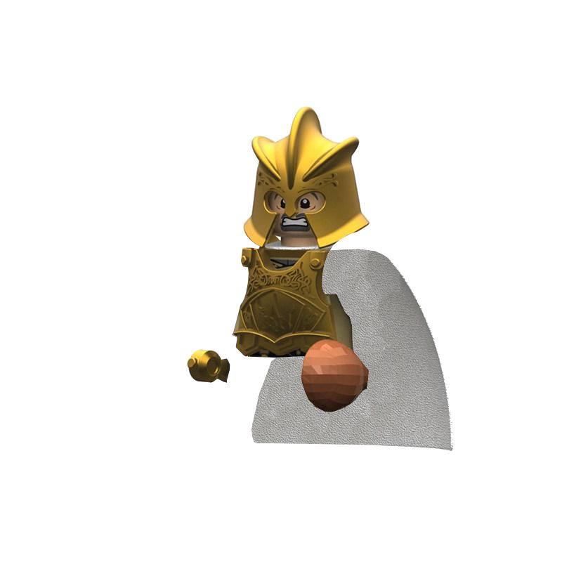 1pcs Thrones Golden Armor Warrior Guard Jaime Lannister Barristan Selmy Meryn Trant Building Blocks Mini Action Figure Toys