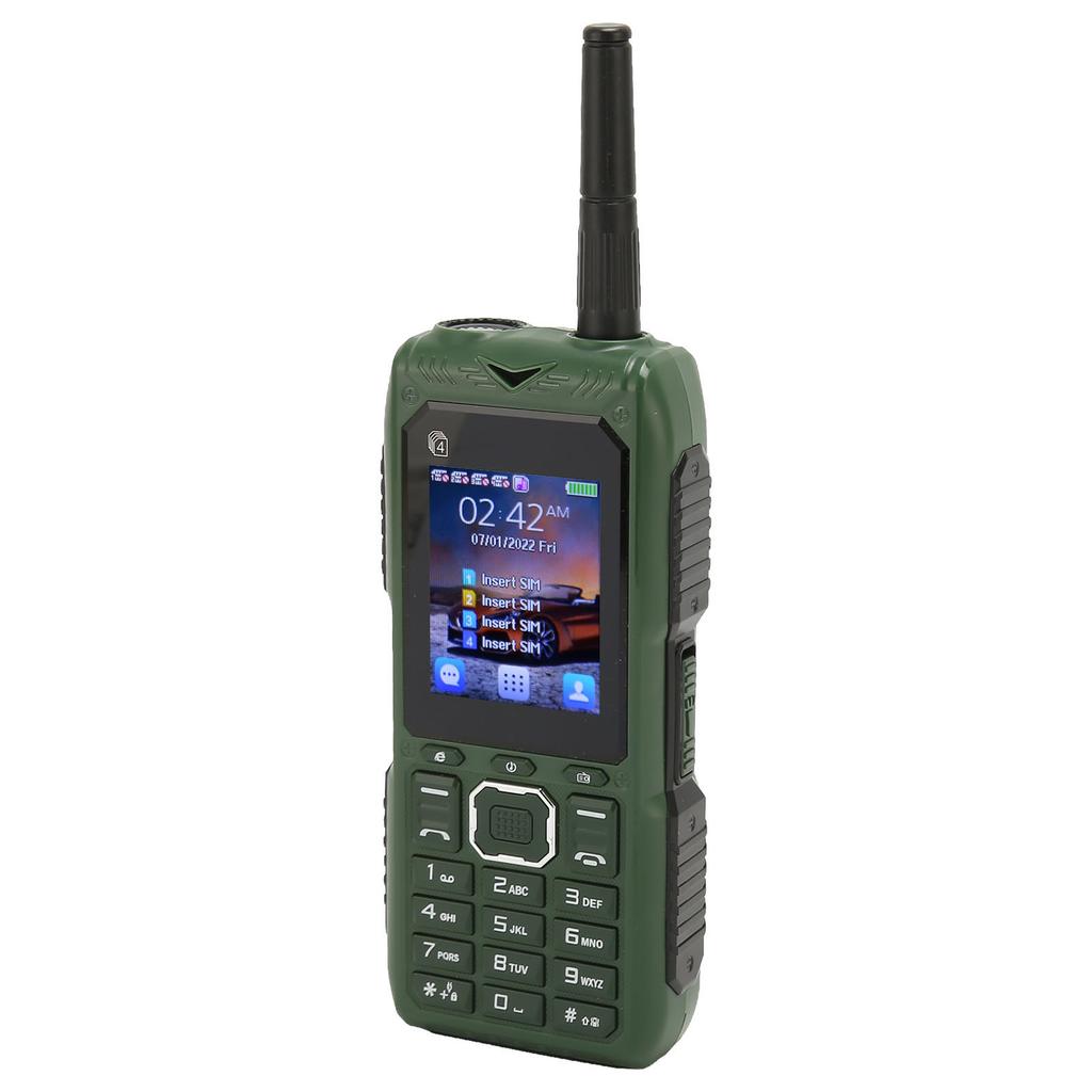 2G Seniors Cell Phone Big Button 2.4 Inch Screen 10000mAh Battery Phone Four Cards Four Standbys