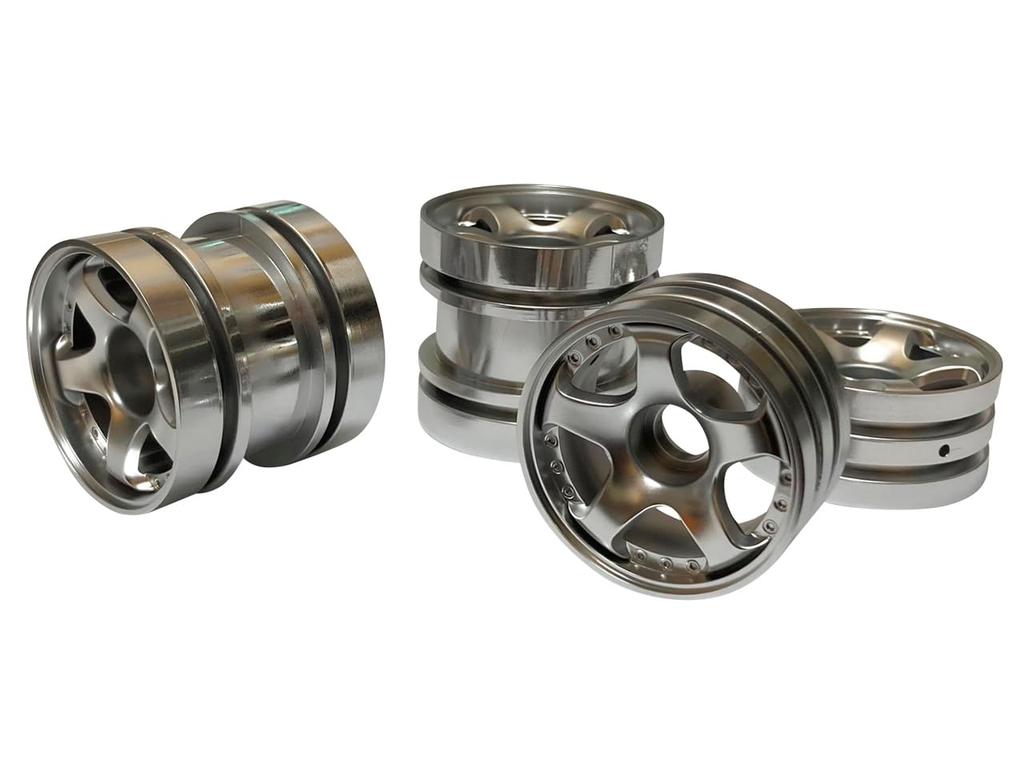 [WORLD PRO] Grasshopper Wheel Set SP1 RC Toy (Matte SilverWP-0206)