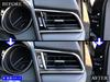 BRIGHTZ Finish Stainless Steel Plated Air Conditioner Mould for Toyota Camry Ultra-Mirror AXVH70/AXVH75 (2-Piece) [AC-COV-053]
