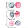 DIY Brain Dessert Mold Non-Stick Halloween Baking Silicone Mold Heart shape Cake Mold  Fondant