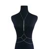 1Pc Summer Sexy Body Chain for Beach Jewelry Vintage Body Waist Sequin Link Chain for Women #243953