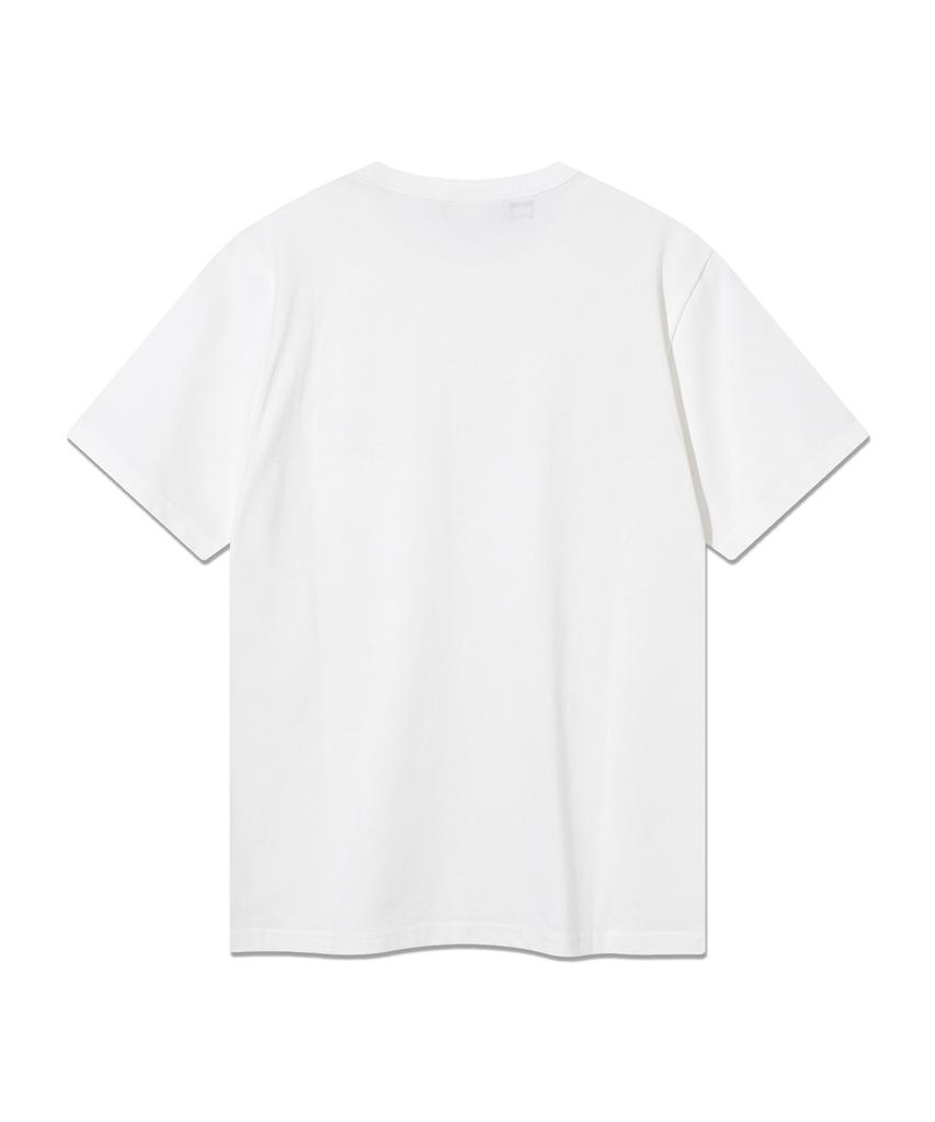 LEE House Logo Pocket Short Sleeve T-Shirt White