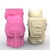 Dog Shaped DIY Vase Mold for Crafting Concrete and Epoxy Candle Holders