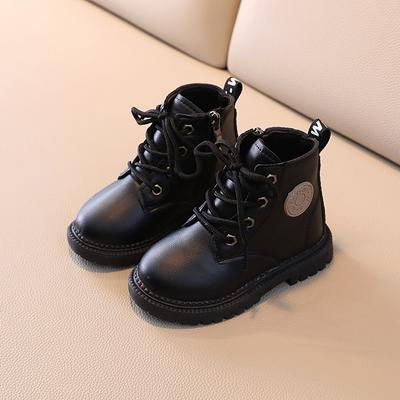 Modne buty dziecięce dla chłopców dziewczynek małych dzieci dużych dzieci botki klasyczne 2024 fajne motocyklowe gumowce jesień zima ciepłe